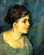 Portrait of Woman in Blue